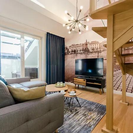 Kazimierz Penthouse With Private Terrace Apartmán