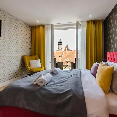 Kazimierz Penthouse With Private Terrace Apartmán