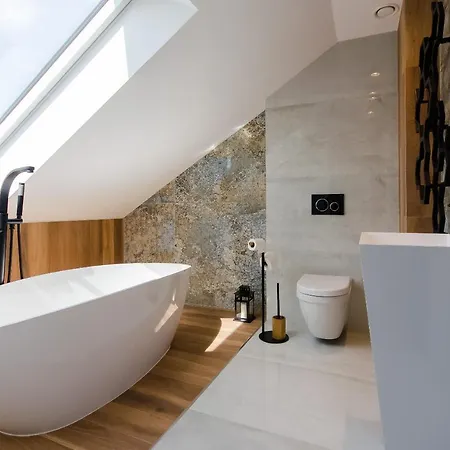 Lägenhet Kazimierz Penthouse With Private Terrace