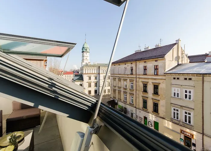 Kazimierz Penthouse With Private Terrace Cracóvia